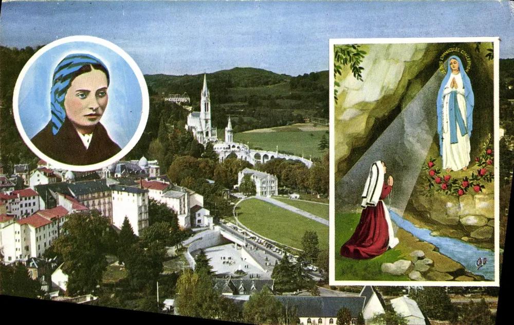 Lourdes — Allgemeiner Blick — Die Erscheinung — Éd. Gérard Poulanc - Vorderseite