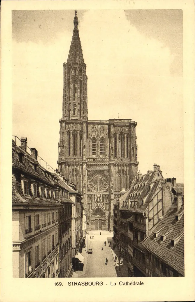 Strasbourg - A Catedral — editor 'Alsatienne des Arts Mécaniques' n°169 - Frente