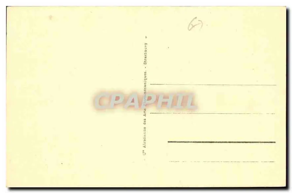 Strasbourg - A Catedral — editor 'Alsatienne des Arts Mécaniques' n°169 - Verso