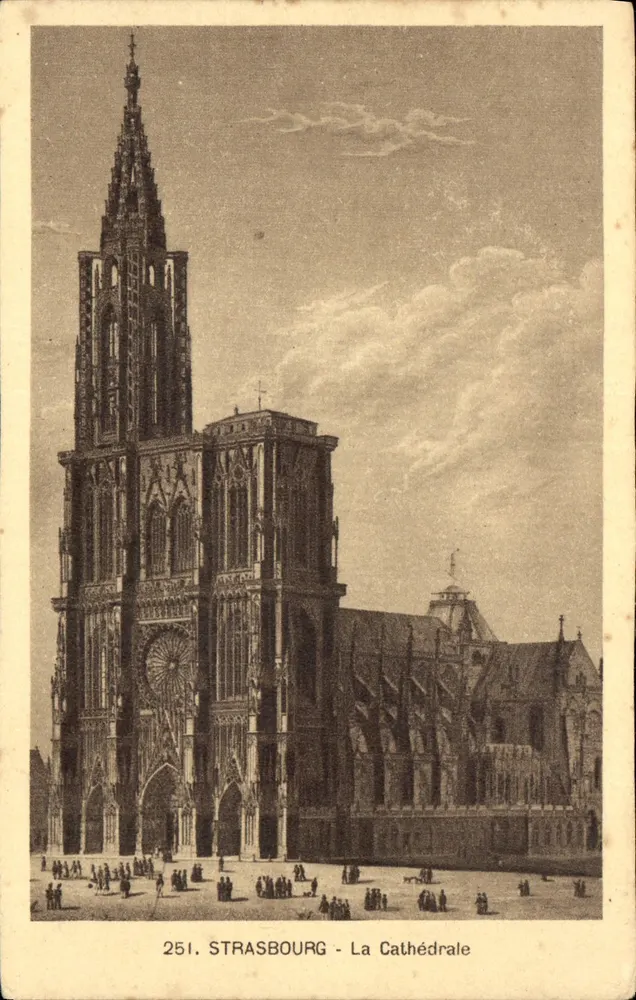 Estrasburgo - A Catedral — edição da série 251 - Frente