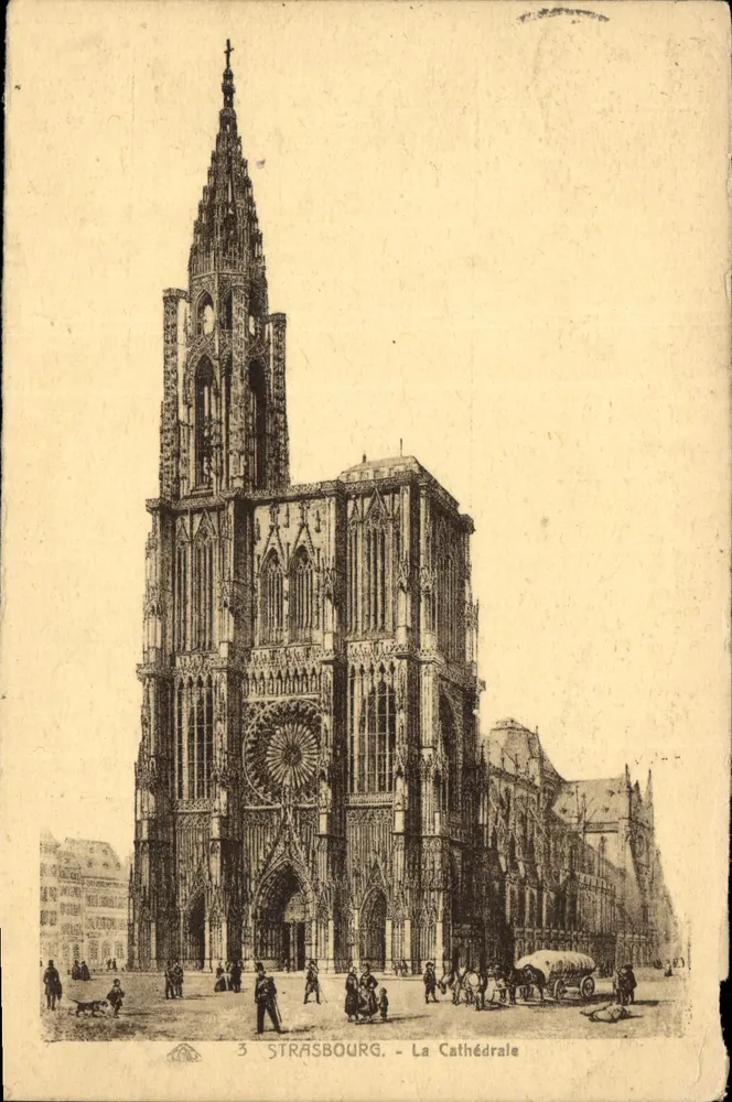 Estrasburgo - A Catedral — edição não identificada, n°3 - Frente