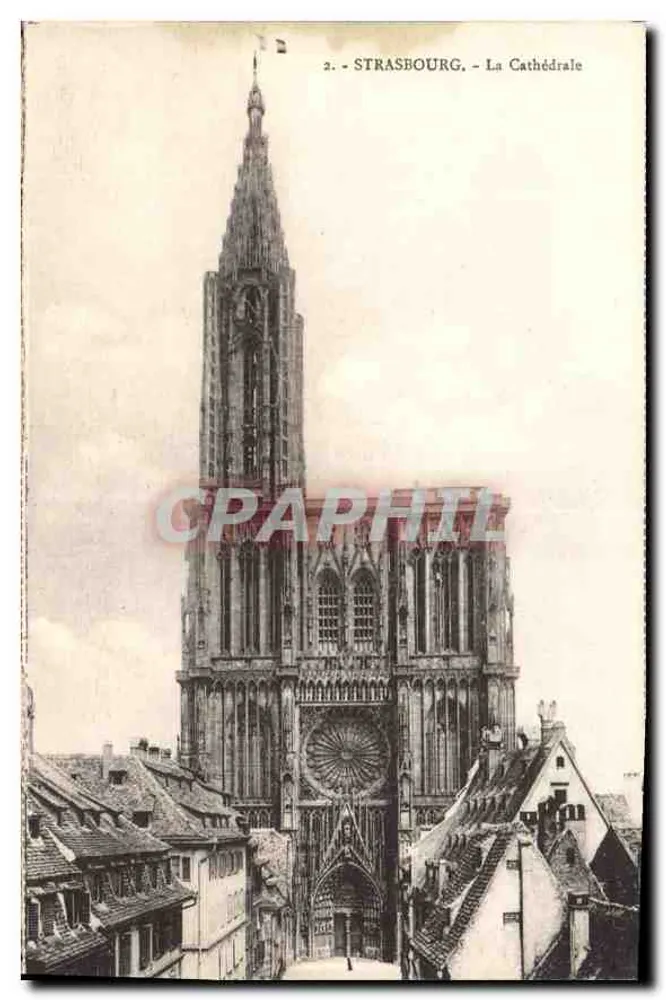 Estrasburgo - A Catedral — Editor: Pap. da Catedral, Estrasburgo, n° 2 - Frente