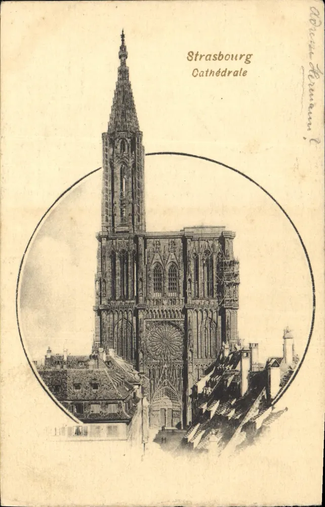 Estrasburgo - Catedral — editor Aristide Neumann - Frente