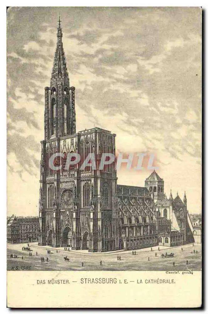 Strasbourg — A Catedral — Kunstverlag F. Söldenholz, n° 1005 - Frente