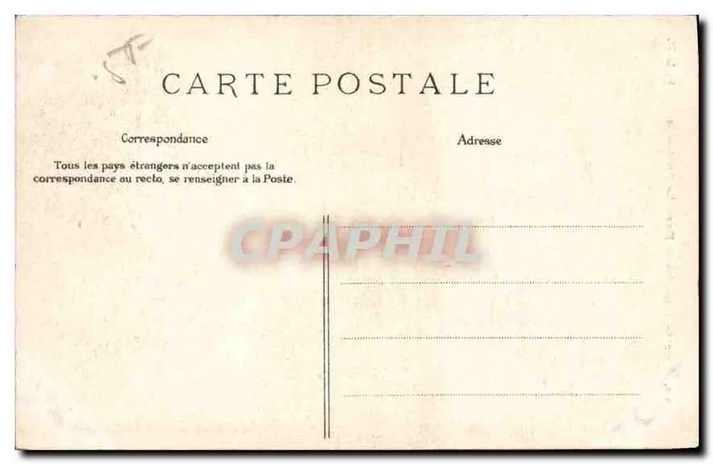 Parque de Versailles — Flore (A Primavera) — E.L.D. n°49 - Verso