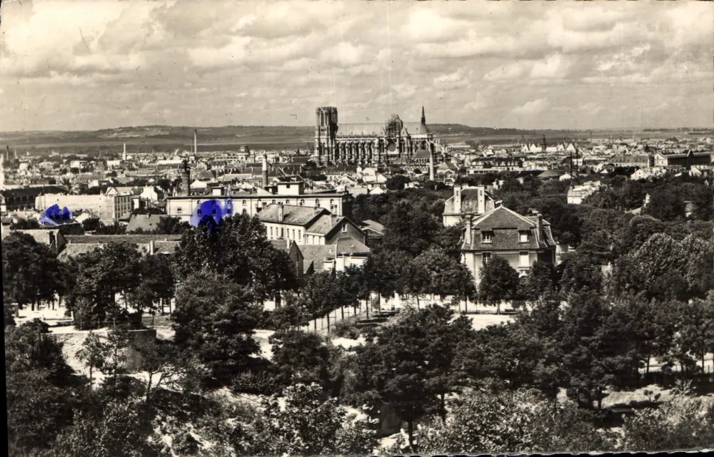 Reims (Marne) — Vista panorâmica — Ed. R. Gallois, n°3 - Frente