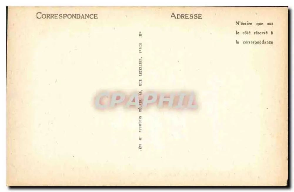 Caen — O Hotel de Ville — ND - Verso
