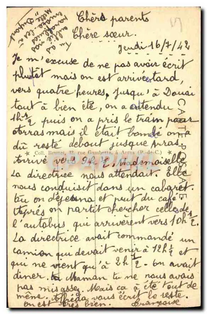 Arras (P.-de-C.) — O Grande Seminário - Verso