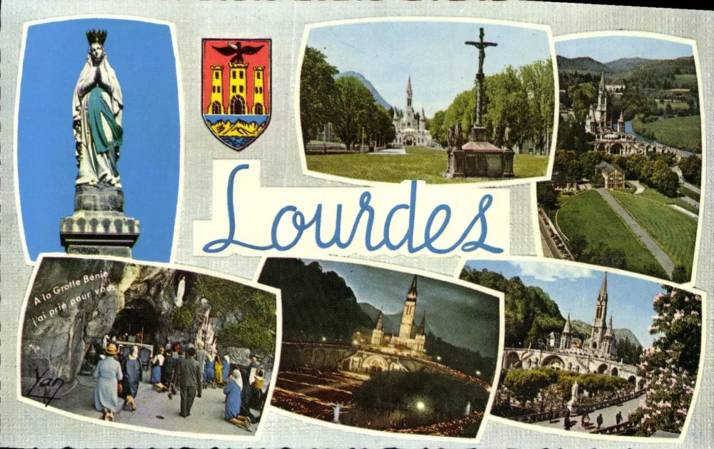 Lourdes — vista panorâmica — Edição YAN-P. CHAMBON, Lourdes - Frente