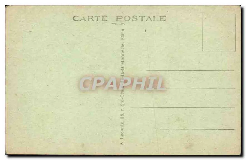 Paris — O Coração Sagrado — A. L. - Verso