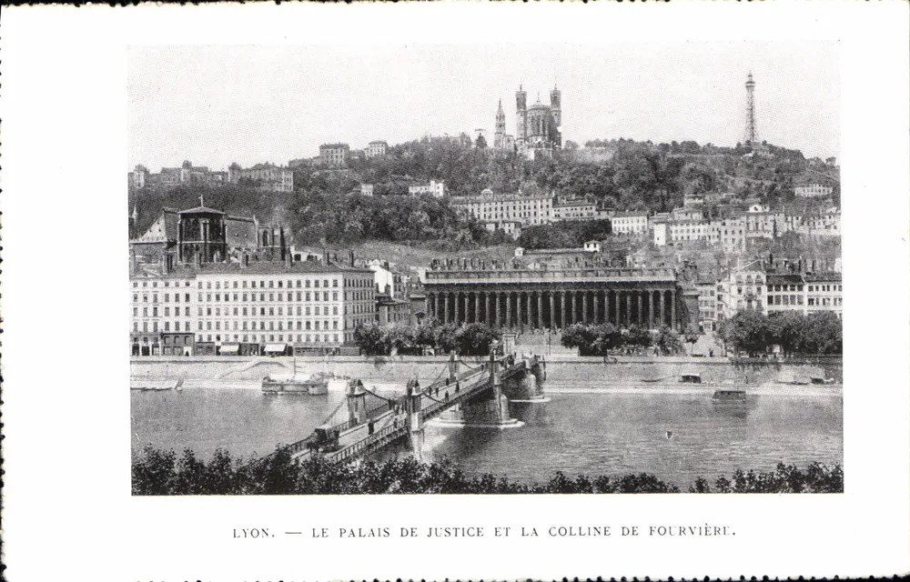 LYON — DAS GERICHTSGETÄUFE UND HÜGEL VON FOURVIÈRE — Verlag nicht sichtbar - Vorderseite
