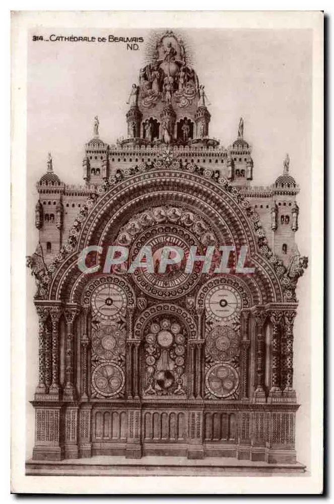 Kathedrale von Beauvais — Astronomische Uhr der Notre-Dame — Verlag: Levy et Naudain, Paris - Vorderseite