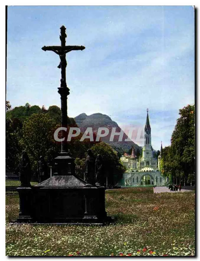 Der bretonische Calvary und die Basilika — Lourdes — Edition Yan P. Chambron - Vorderseite