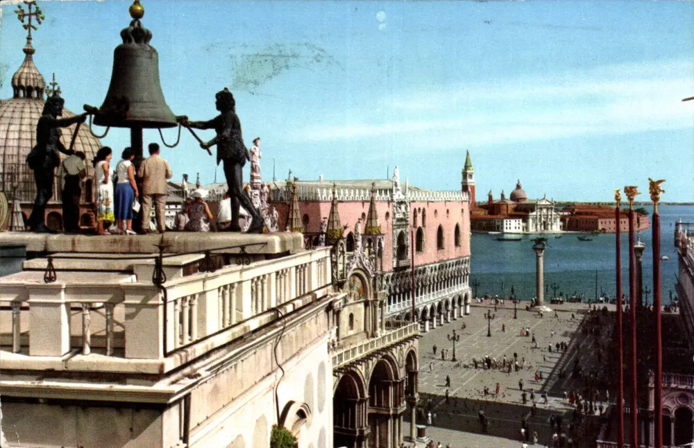 Vista de Veneza — Campanário de San Marco — Ed. Ardo, Veneza - Frente