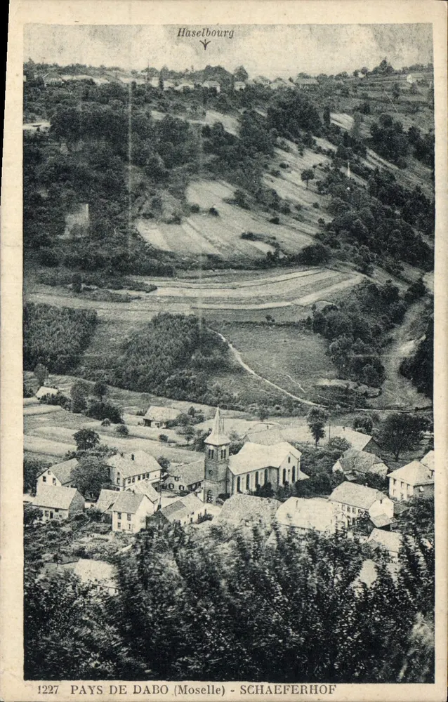 Haselbourg — Pays de Dabo (Moselle) — Schaeferhof — Edição F. RAS - Frente