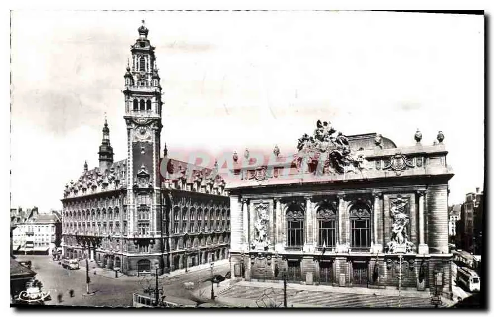 Lille (Nord) - Das Grand Theatre - Die Börse — Verlag: Combier (Lille) - Vorderseite