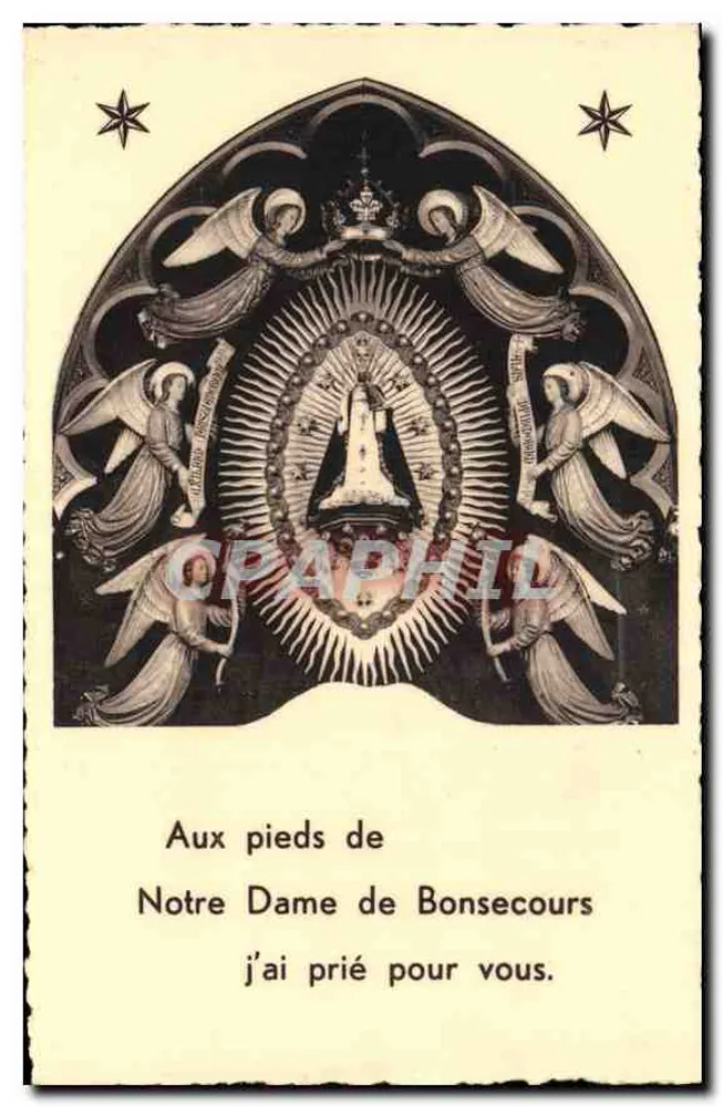 Notre Dame de Bonsecours — Gebet — Edition: Jerion-Dubois, Bonsecours - Vorderseite