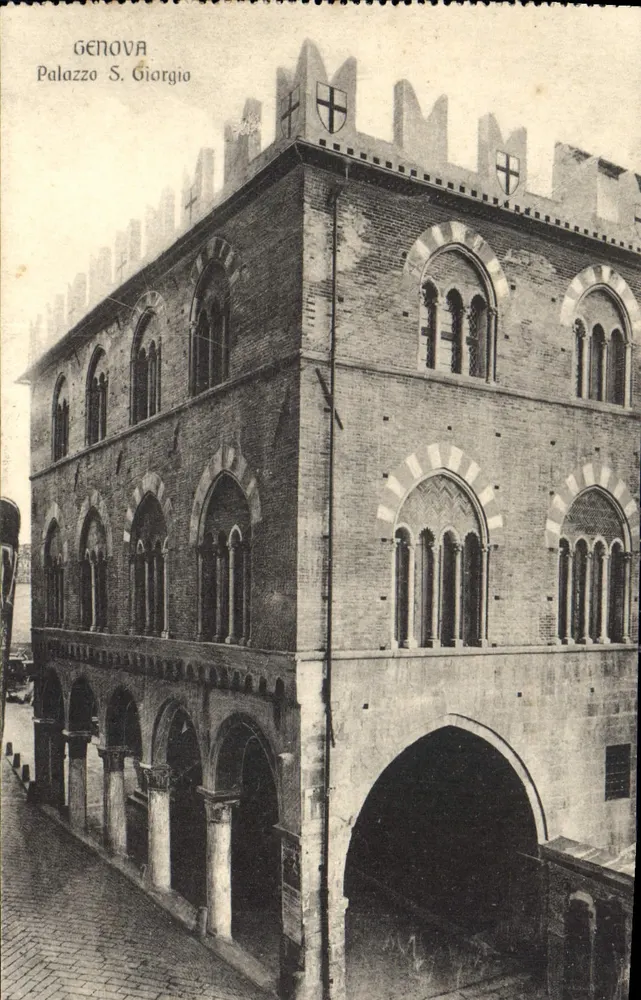 Gênova — Palácio S. Giorgio — n° de série não visível - Frente