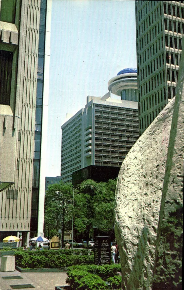 Atlanta, GA — Peachtree Street — Scenic South Card Co. - Vorderseite