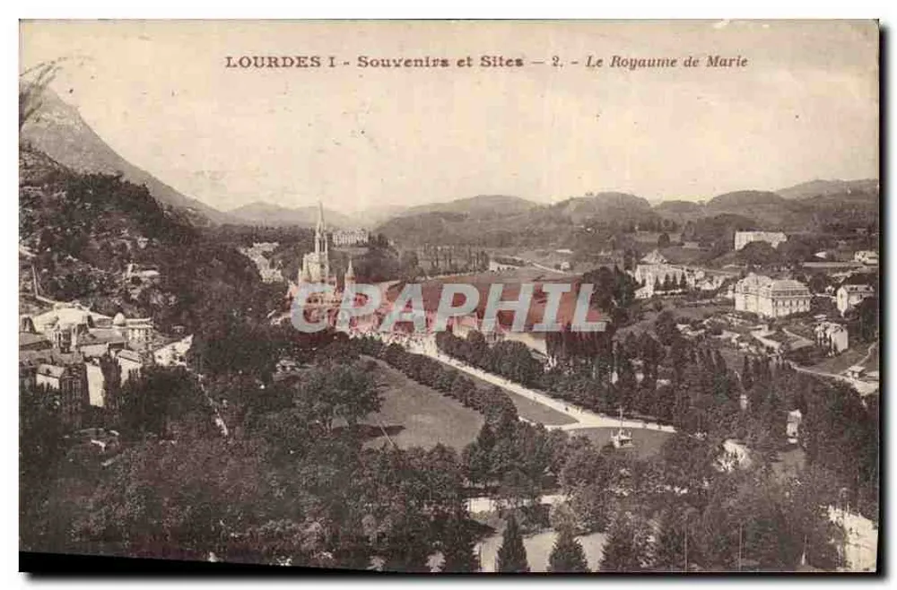 Lourdes - Erinnerungen und Sehenswürdigkeiten - 2. - Das Königreich Marie - Vorderseite