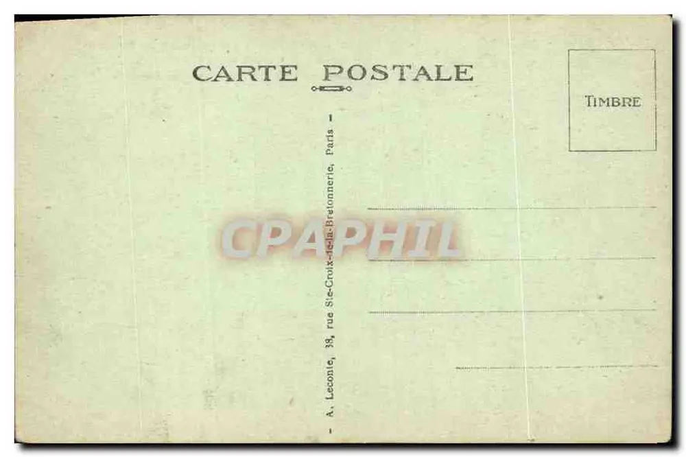 Paris — Boulevard Haussmann und die Magasins du Printemps — A. L. - Rückseite