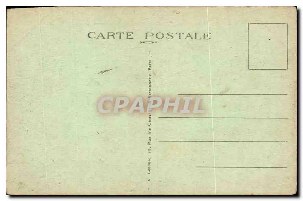 Paris — Conjunto da Place de la République — A.L. - Verso