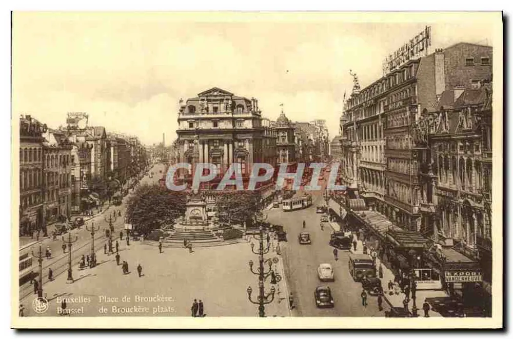 Bruxelas - Praça de Brouckère - Editor Thill, Bruxelas - Frente