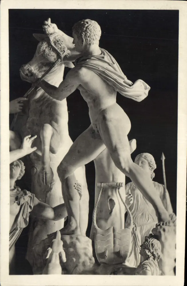 Toro Farnese — Skulptur des Nationalmuseums von Neapel — Kunstausgabe Roma - Vorderseite