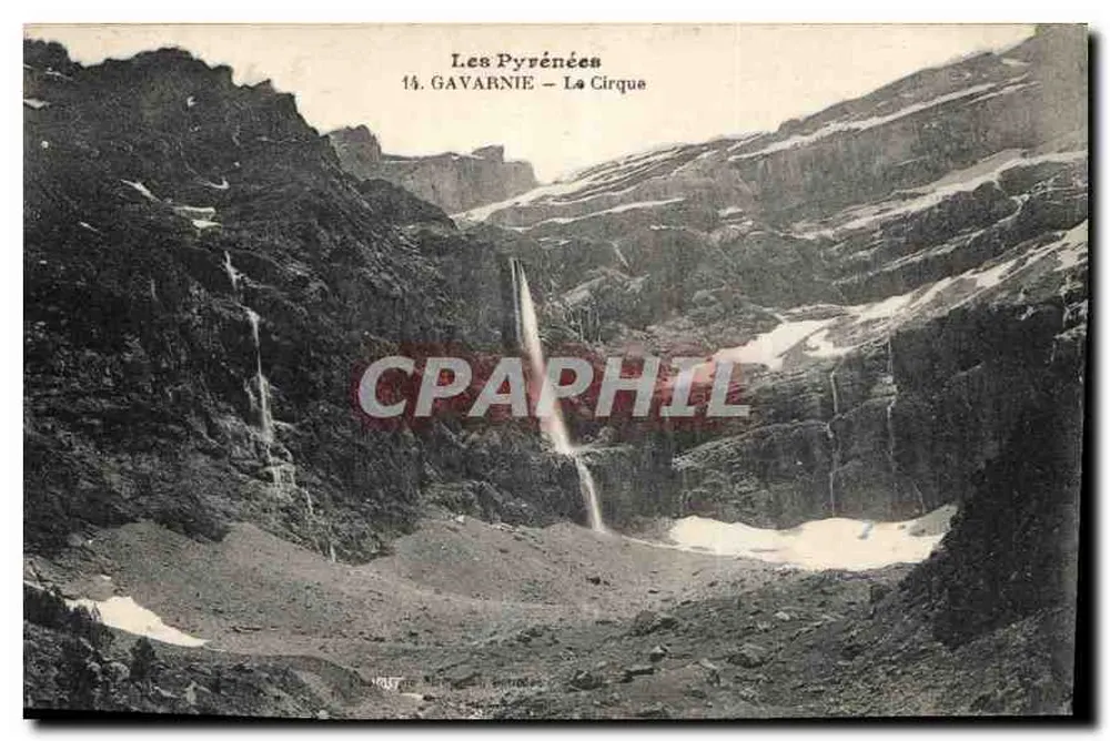 Gavarnie — O Circo — As Pirineus — Editor: L. Lévy, n°14 - Frente