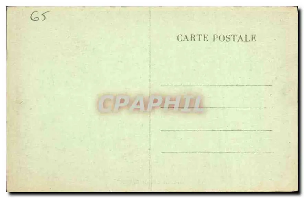O Lago de GAUBE — vista alpina — editor não identificado, n° de série 378 - Verso