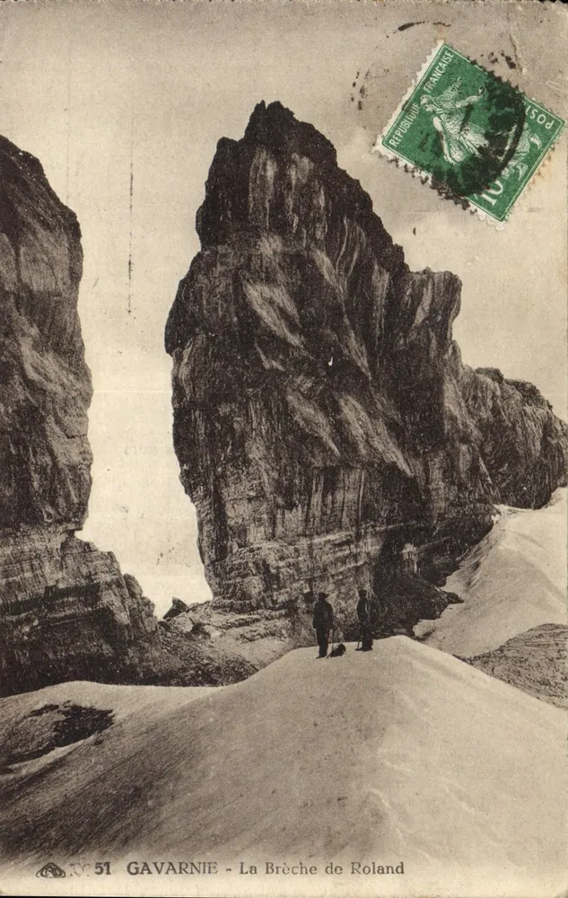 Gavarnie - La Brèche de Roland — n° 51, editor no identificado - Anverso