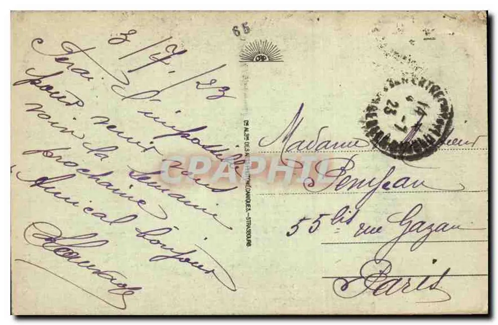 Gavarnie - La Brèche de Roland — n° 51, editor no identificado - Reverso
