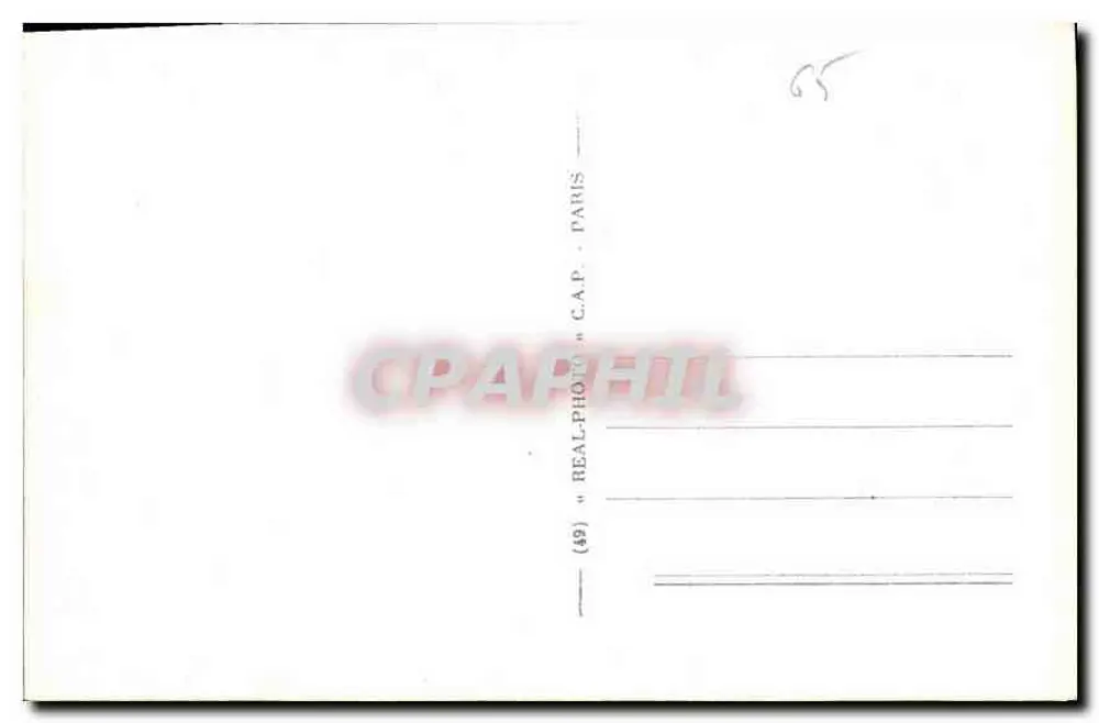 Ouvrardie - O Circo — editor C.A.P. Paris, n° 65 - Verso