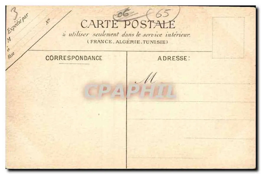 Cauterets — Het meer van Gaube — M.L.M.L. n° 48 - Achterkant