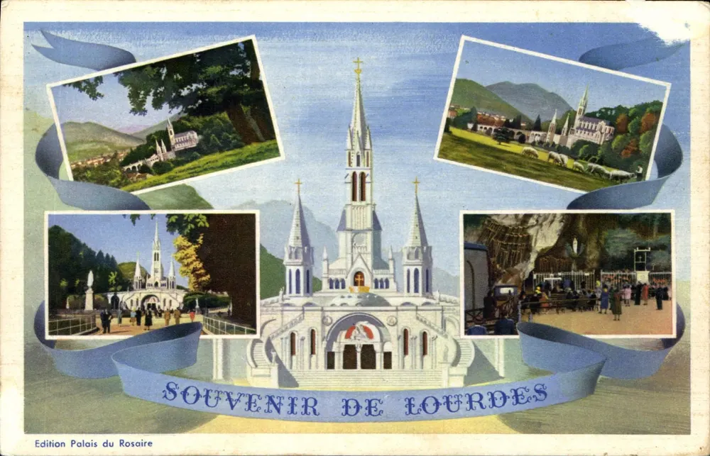 Lourdes — Lembrete de Lourdes — Edição Palácio do Rosário - Frente