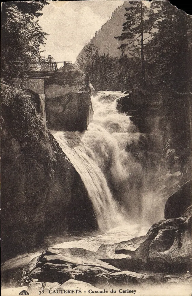 Cauterets - Cachoeira do Cerisey — editor não identificado, n° de série 73 - Frente