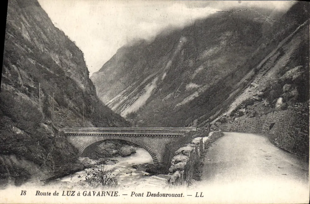Pont Desdouroucat — Route de Luz à Gavarnie — LL - Vorderseite