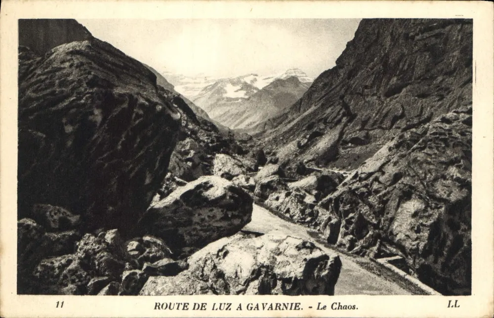 Route von Luz nach Gavarnie — Le Chaos — I.L. n°11 - Vorderseite