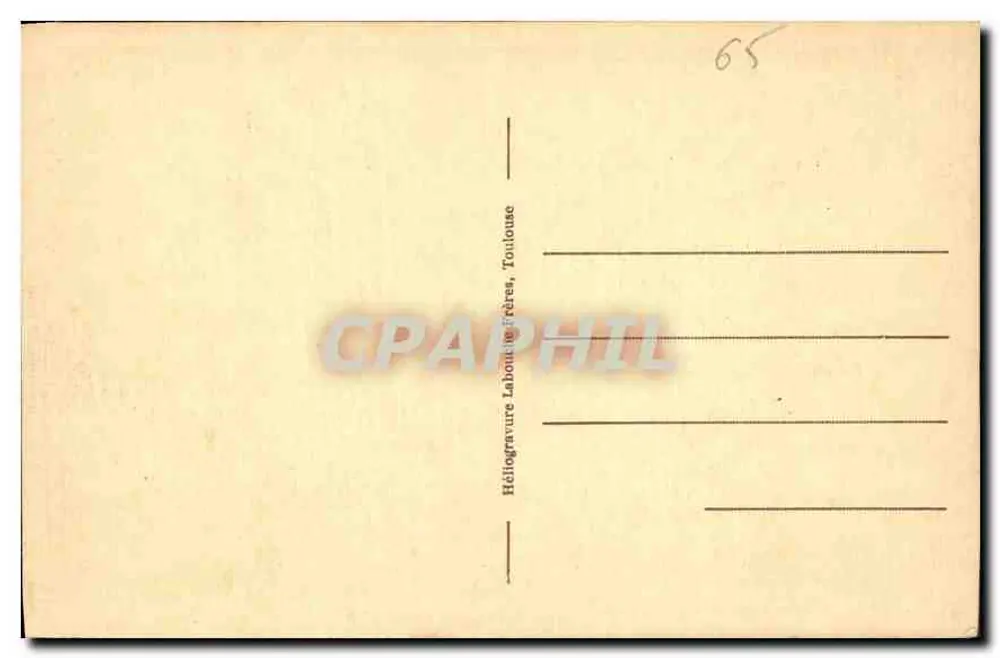 Vista geral do circo de Gavarnie — Héliogravure Hélios 24 — editor Hélios - Verso