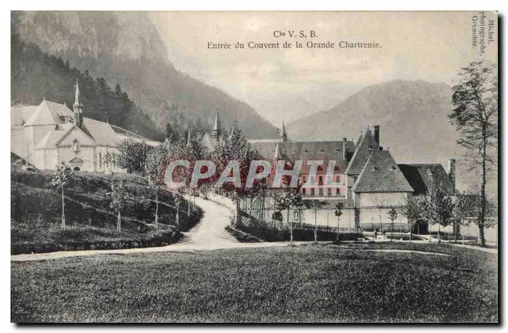 Entrada do Convento da Grande Chartreuse — Cte V. S. B. — Michel, Grenoble - Frente