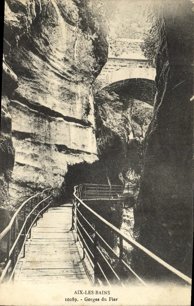 Gorges do Fier — Aix-les-Bains — editor AIX-LES-BAINS, n° 10289 - Frente