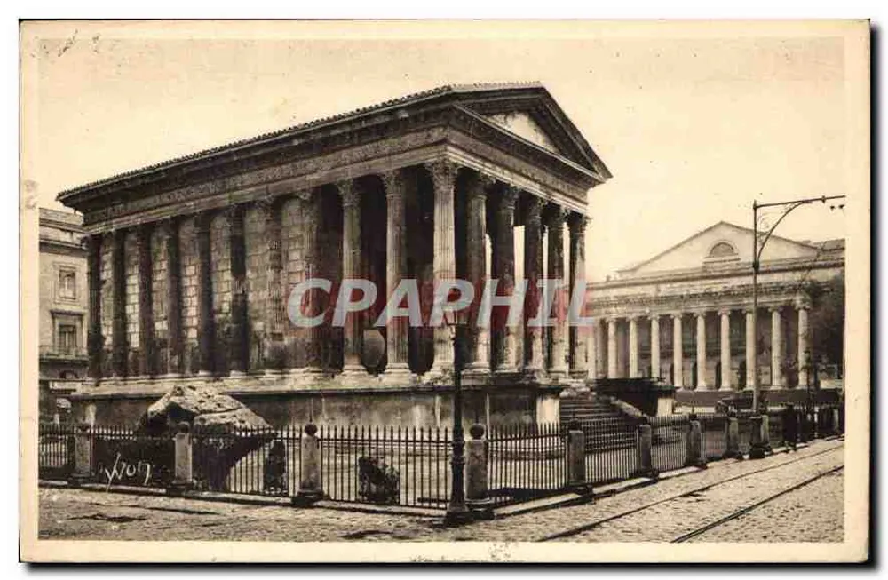 La Maison Carrée und das Theater — Nîmes (Gard) — Éditions d'Art Paris, 14, Rue de Bretagne - Rückseite
