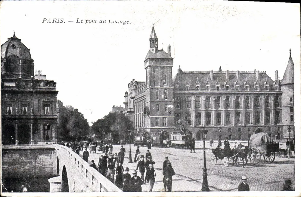 PARIS — O ponte au Change — editor não visível, número de série não legível - Frente