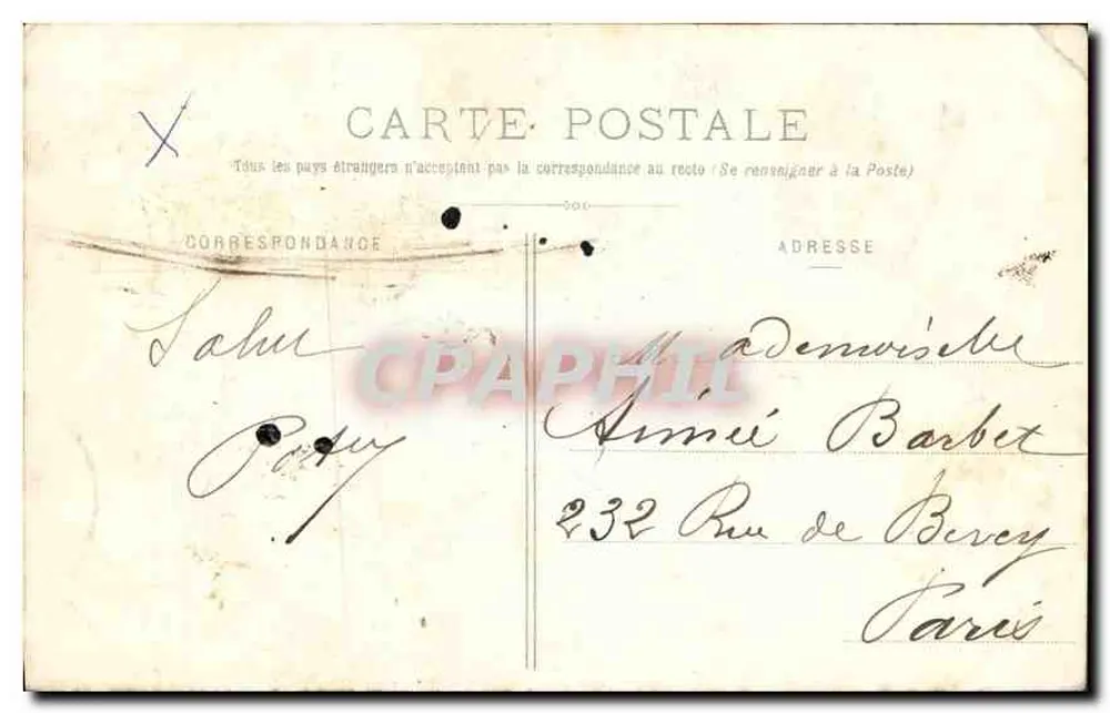 Dijon - Uhr der Kirche Notre-Dame — Jacquemart, L. V., Verlag - Rückseite