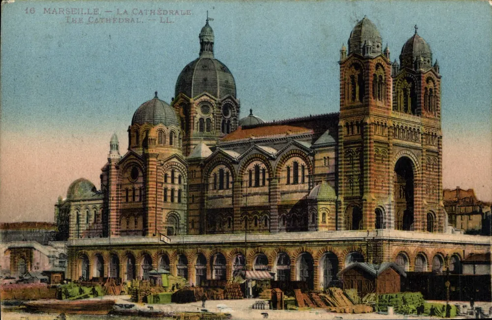 Marselha — A Catedral — LL. Editor: Lévy Fils e Cie. - Frente