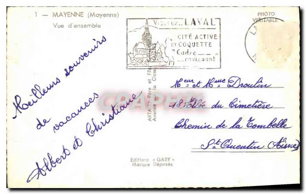 Mayenne (Mayenne) — Vista geral — Éditions Gaby - Verso