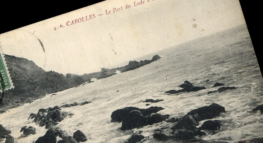 Carolles — O Porto do Lude — editor desconhecido, número de série 4-6 - Frente
