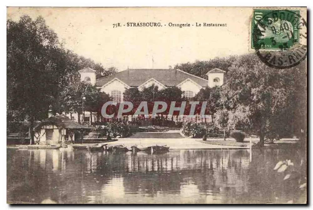 Strasburg — Orangeria — Restauracja — n° 758 - Awers