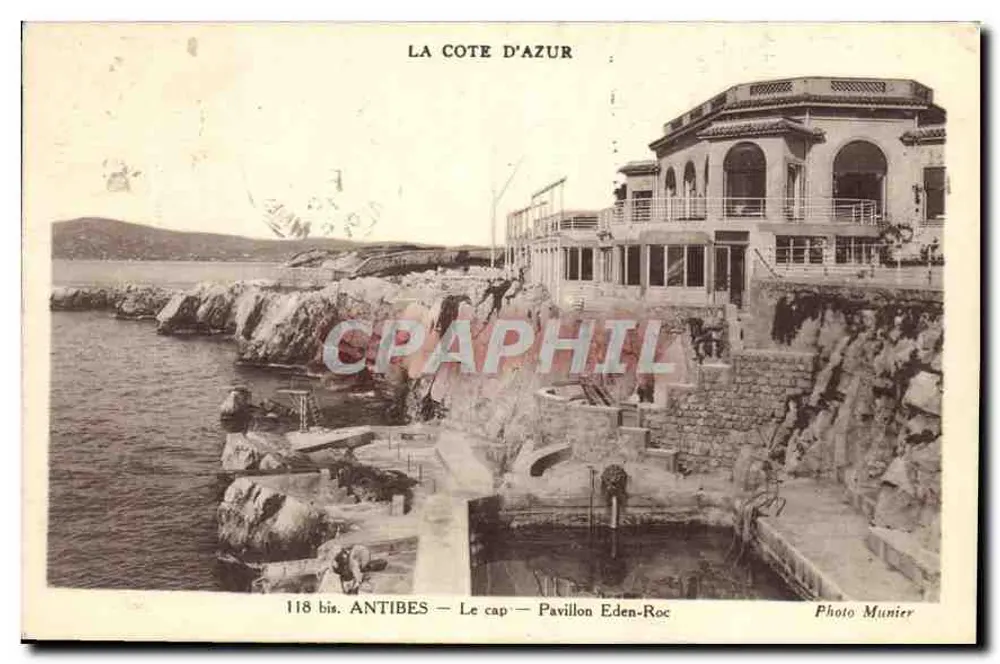 Antibes - O cabo - Pavilhão Eden-Roc — Foto Munier, n° 118 bis - Frente