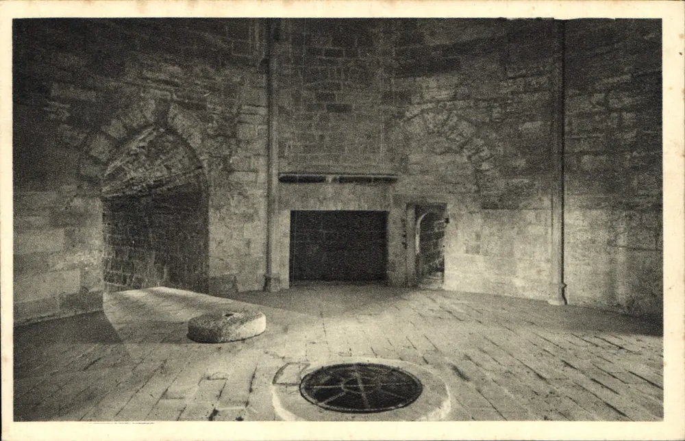 Aigues-Mortes (Gard) — Turm von Constance, Saal der Gefangenen — Répartys d'Aigues-Mortes - Vorderseite